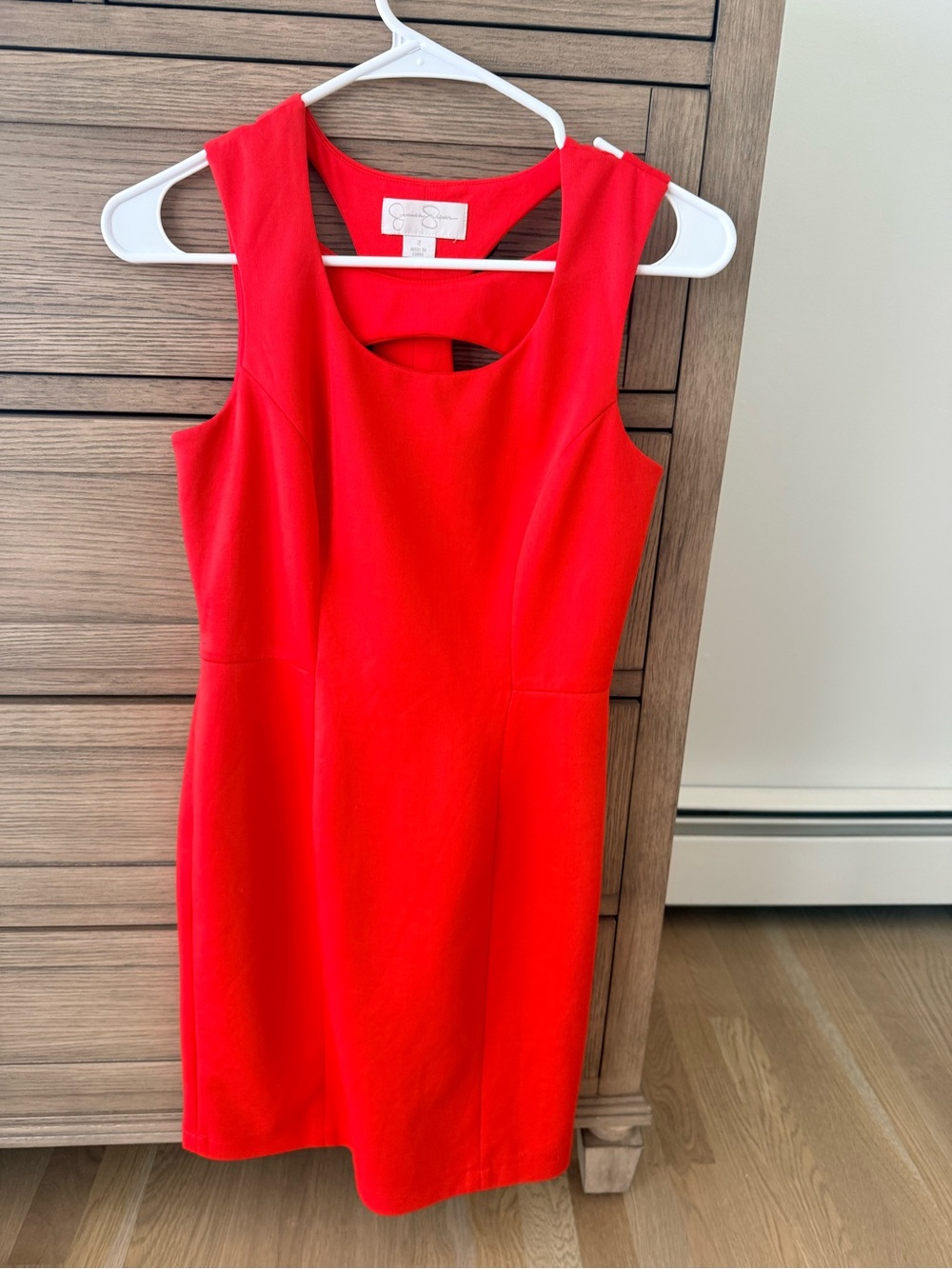 Jessica Simpson Red Sleeveless Mini Dress
